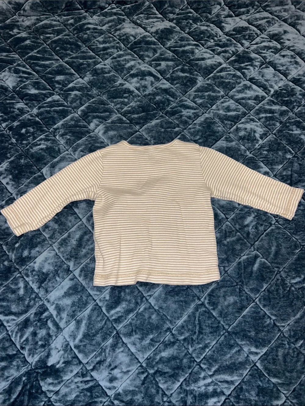 Carter's Cream and White Striped Set